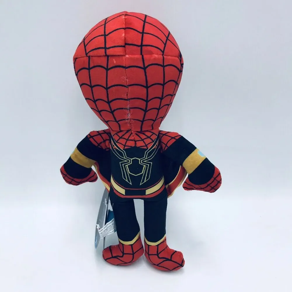 Bark Box M/L Spider-Man Dog Toy Plush Whip-n-Flip Crinkle Squeaker NWT